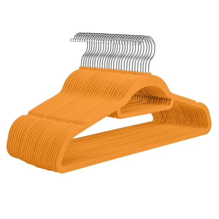 orange velvet hangers coat hangers velvet