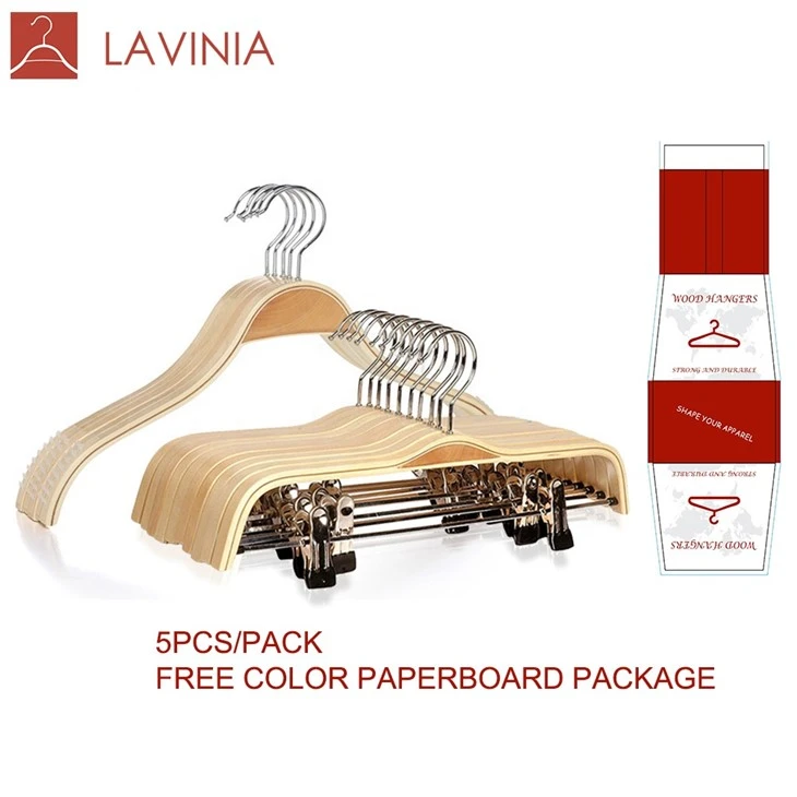 Suit Plywood Laminated Wooden Hangers hotel